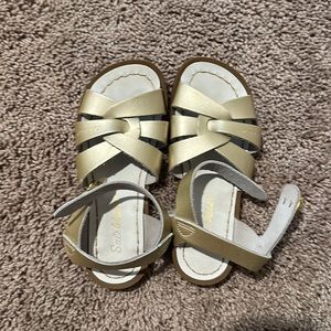 Gold saltwater sandals